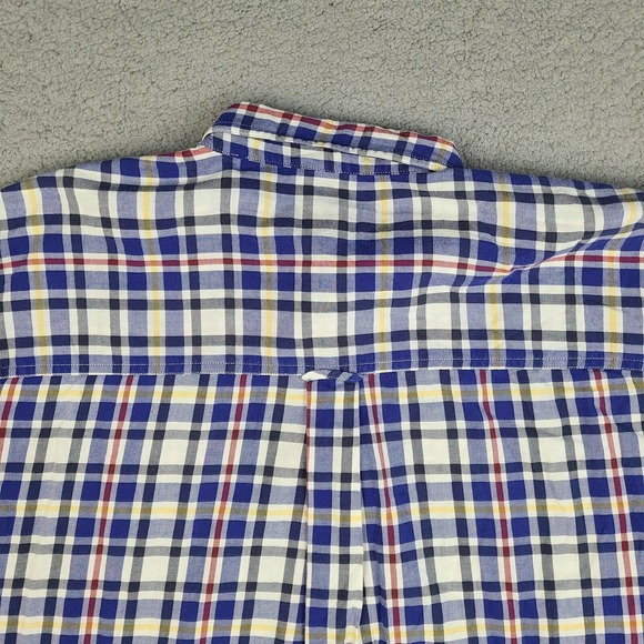 Chaps Ralph Lauren Shirt Men's XL Multicolor‎ Plaid Button Down Cotton - Picture 7 of 11